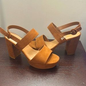 Cognac Brown Heel